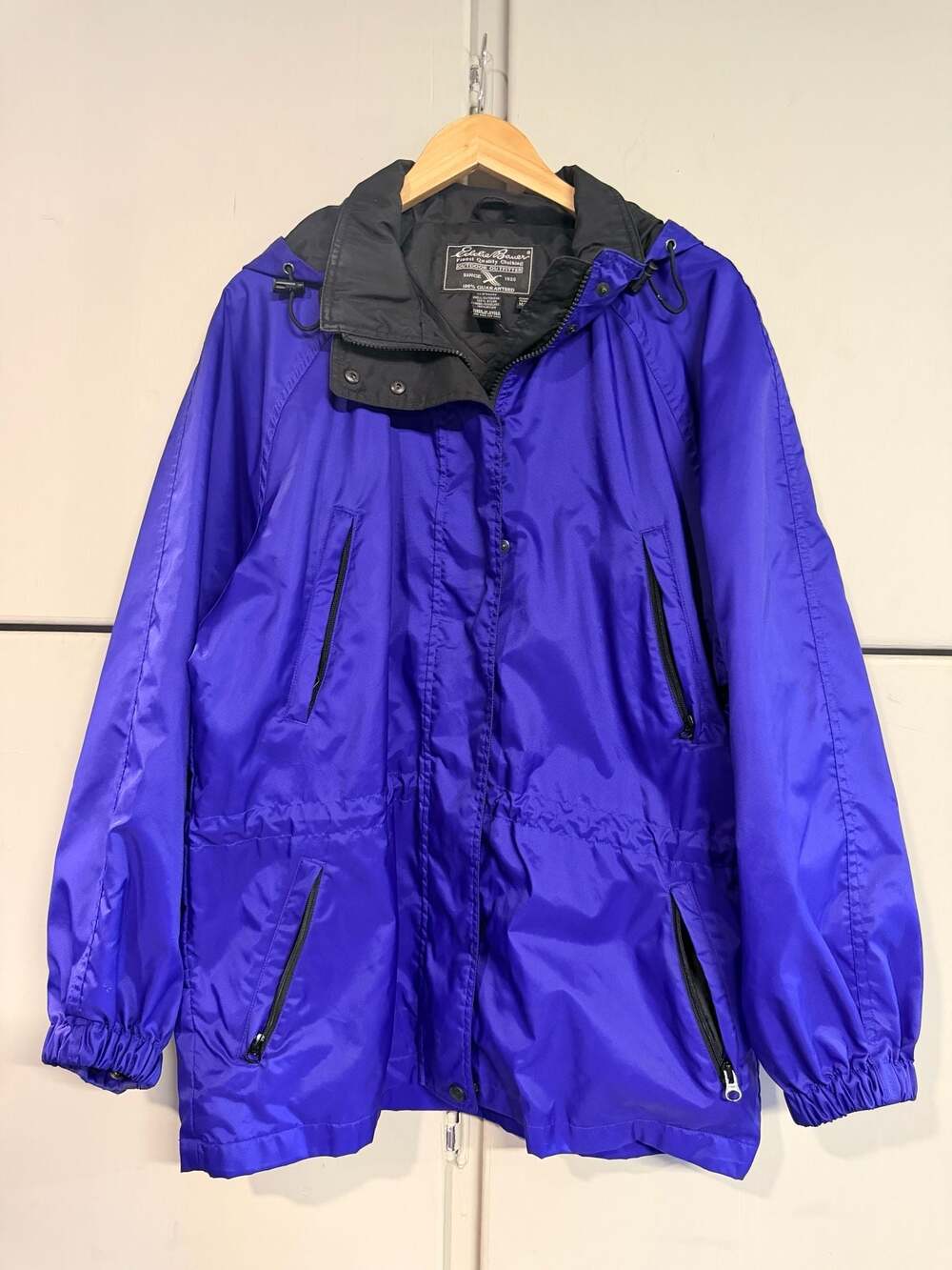 Vintage Eddie Bauer Women's Hooded Outdoor Nylon Parka Jacket